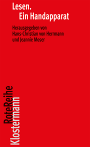 Cover von Lesen. Ein Handapparat