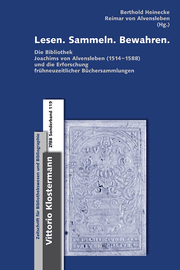 Cover von Lesen. Sammeln. Bewahren