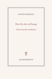 Cover von Dies Ich, das viel besagt