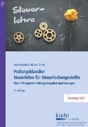 Cover von Prüfungsklassiker Steuerlehre für Steuerfachangestellte