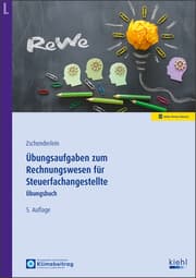 Cover von Übungsaufgaben zum Rechnungswesen für Steuerfachangestellte