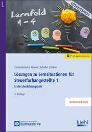 Cover von Lösungen zu Lernsituationen für Steuerfachangestellte 1