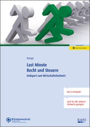 Cover von Last Minute Recht und Steuern