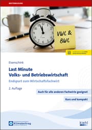 Cover von Last Minute Volks- und Betriebswirtschaft