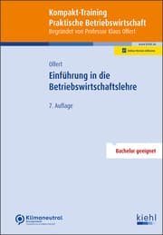 Cover von Kompakt-Training Einführung in die Betriebswirtschaftslehre