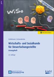 Cover von Wirtschafts- und Sozialkunde für Steuerfachangestellte - Lösungsheft