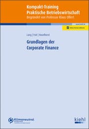Cover von Grundlagen der Corporate Finance