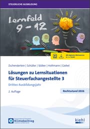 Cover von Lösungen zu Lernsituationen für Steuerfachangestellte 3