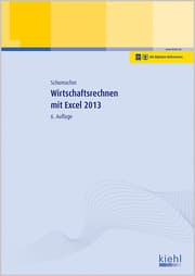 Cover von Wirtschaftsrechnen mit Excel 2013