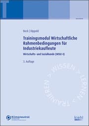 Cover von Trainingsmodul Wirtschaftliche Rahmenbedingungen für Industriekaufleute
