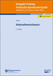Cover von Unternehmenssteuern