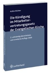 Cover von Die Kündigung im Mitarbeitervertretungsgesetz der Evangelischen Kirche