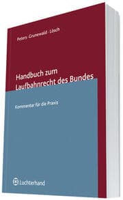 Cover von Handbuch zum Laufbahnrecht des Bundes