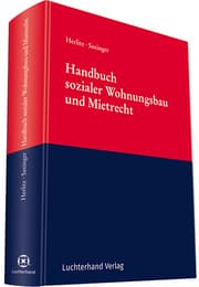 Cover von Handbuch sozialer Wohnungsbau und Mietrecht