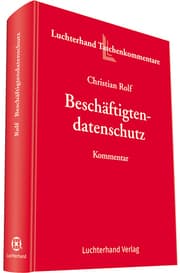 Cover von Beschäftigtendatenschutz