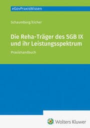 Cover von Die Rehabilitationsträger des SGB und ihr Leistungsspektrum