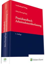Cover von Praxishandbuch Arbeitnehmerüberlassung