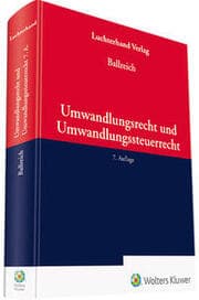 Cover von Umwandlungsrecht und Umwandlungssteuerrecht