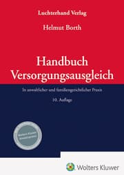 Cover von Handbuch Versorgungsausgleich