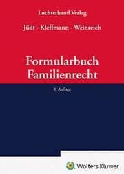 Cover von Formularbuch Familienrecht