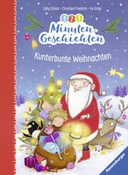 Cover von 1-2-3 Minuten-Geschichten: Kunterbunte Weihnachten