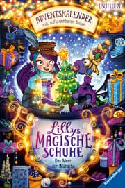 Cover von Lillys magische Schuhe - Das Meer der Wünsche. Ein Adventskalender mit auftrennbaren Seiten