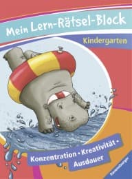 Cover von Mein Lern-Rätsel-Block Kindergarten