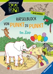 Cover von Rätselblock von Punkt zu Punkt: Im Zoo