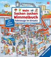 Cover von Mein Sachen suchen Wimmelbuch: Fahrzeuge im Einsatz