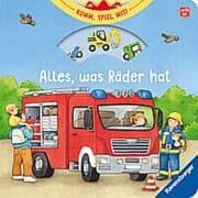 Cover von Alles, was Räder hat - Fahrzeuge-Spielbuch mit Klappen, Drehscheiben, Schiebern