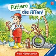 Cover von Füttere die Affen! Mein Zoo-Mitmachbuch