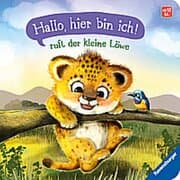 Cover von 'Hallo, hier bin ich!', ruft der kleine Löwe - Erste Vorlesegeschichte für Kinder ab 1 Jahr