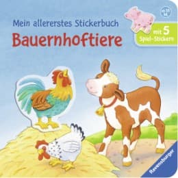 Cover von Mein allererstes Stickerbuch: Bauernhoftiere