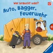 Cover von Wer braucht was? Auto, Bagger, Feuerwehr