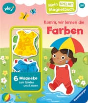 Cover von Play+ Mein Spiel mit-Magnetbuch Komm, wir lernen die Farben - ab 18 Monate