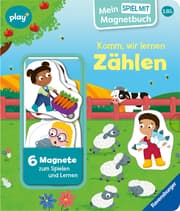Cover von Play+ Mein Spiel mit-Magnetbuch Komm, wir lernen Zählen - ab 18 Monate
