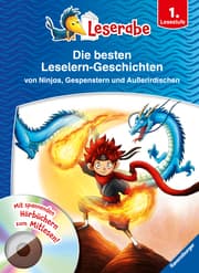 Cover von Die besten Leselern-Geschichten von Ninjas, Gespenstern und Außerirdischen