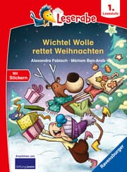 Cover von Leserabe 1. Lesestufe - Wichtel Wolle rettet Weihnachten