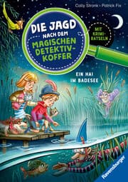 Cover von Die Jagd nach dem magischen Detektivkoffer, Band 8 - Ein Hai im Badesee