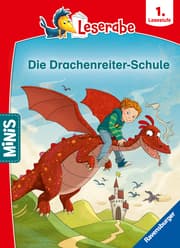 Cover von Ravensburger Minis - Leserabe Schulgeschichten, 1. Lesestufe - Die Drachenreiter-Schule