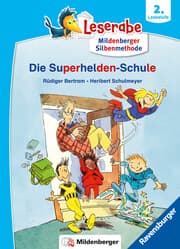 Cover von Leserabe mit Mildenberger Silbenmethode - Die Superhelden-Schule