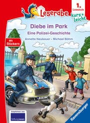Cover von Leserabe 1. Lesestufe Kurz und leicht - Diebe im Park - Eine Polizei-Geschichte