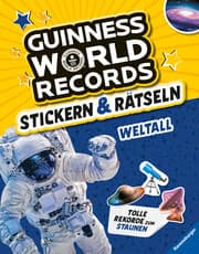 Cover von Guinness World Records Stickern und Rätseln: Weltall