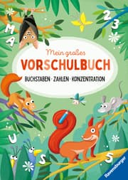 Cover von Mein großes Vorschulbuch: Buchstaben Zahlen Konzentration