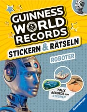 Cover von Guinness World Records Stickern und Rätseln: Roboter