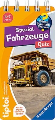 Cover von tiptoi® Wieso? Weshalb? Warum? Quiz - Spezialfahrzeuge