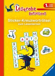 Cover von Sticker-Kreuzworträtsel zum Lesenlernen - 1. Lesestufe