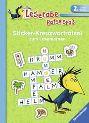 Cover von Leserabe: Sticker-Kreuzworträtsel zum Lesenlernen (2. Lesestufe), grün