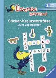 Cover von Sticker-Kreuzworträtsel zum Lesenlernen - 2. Lesestufe