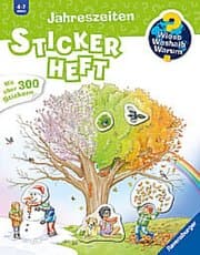 Cover von Wieso? Weshalb? Warum? Stickerheft - Jahreszeiten